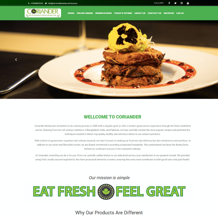 Coriander Restaurants